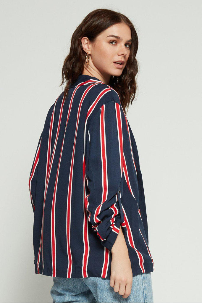 Minkpink Nautical Strip Blazer-The Trendy Walrus