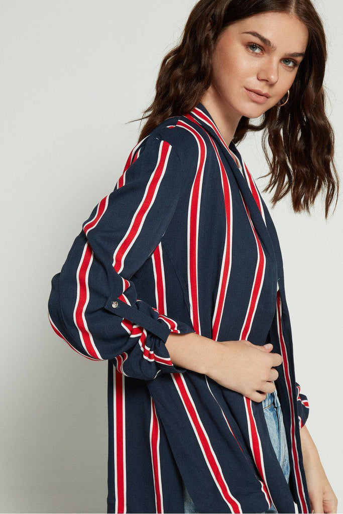 Minkpink Nautical Strip Blazer-The Trendy Walrus