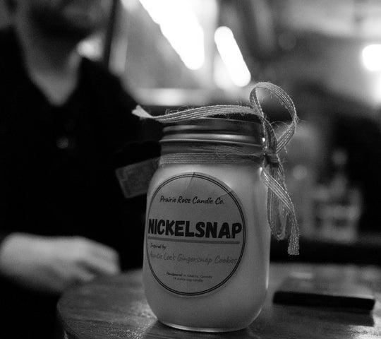 Nickelsnap 12oz Handmade Candle by Prairie Rose Candle Company-The Trendy Walrus