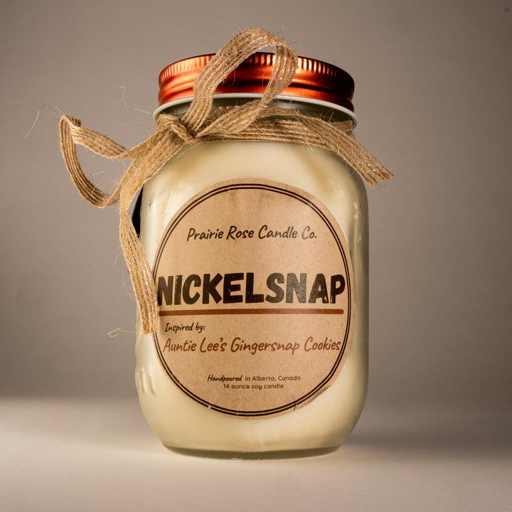 Nickelsnap 12oz Handmade Candle by Prairie Rose Candle Company-The Trendy Walrus