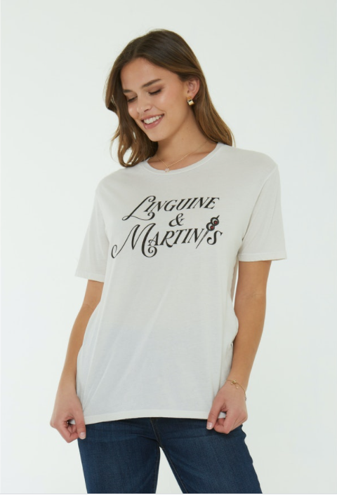 Project Social T Linguini & Martinis Tee in Vintage White-The Trendy Walrus