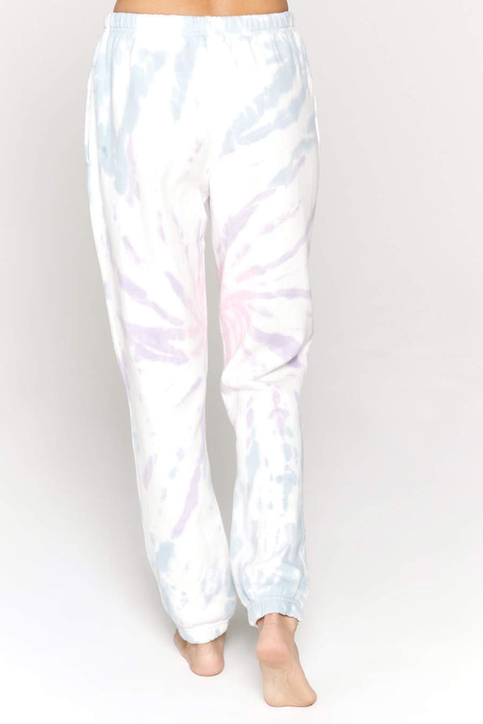 Spiritual Gangster Laguna Sweatpant in Pastel Swirl Tie Dye-The Trendy Walrus
