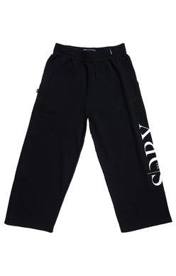 Superdry Manor House Edit Wide Leg Jogger In Black-The Trendy Walrus
