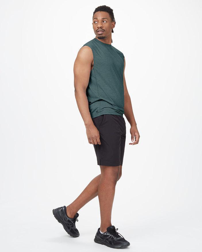 Tentree Men's In Motion Tank in Sea Green-The Trendy Walrus