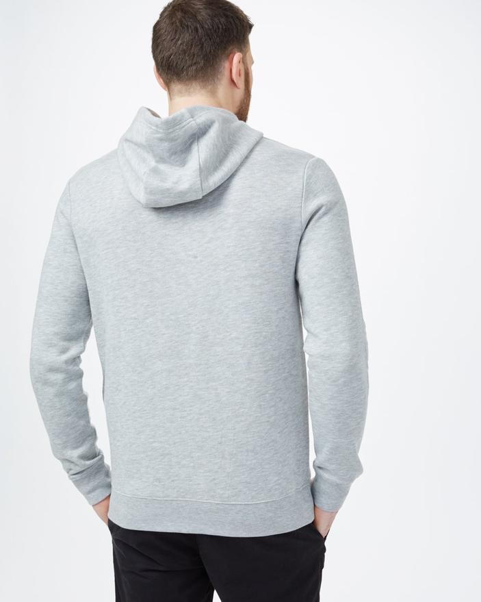 Tentree Palm Sunset Embroidery Hoodie in Hi Rise Grey Heather-The Trendy Walrus