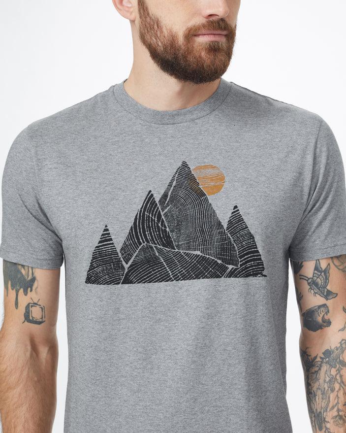 Tentree Peak T-Shirt in Grey Heather-The Trendy Walrus