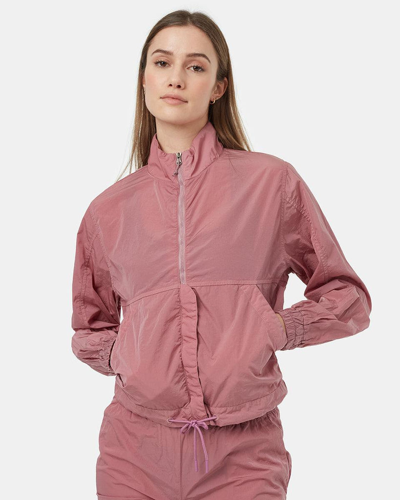 Tentree Recycled Nylon Short Jacket in Dusty Orchid-The Trendy Walrus