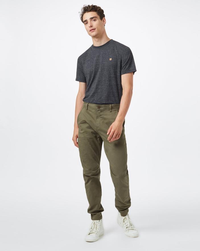 Tentree Stretch Twill Everyday Jogger in Olive Night Green-The Trendy Walrus