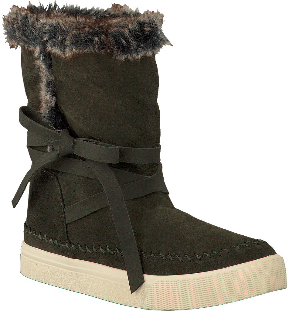 Toms Forest Green Suede Vista Boots-The Trendy Walrus