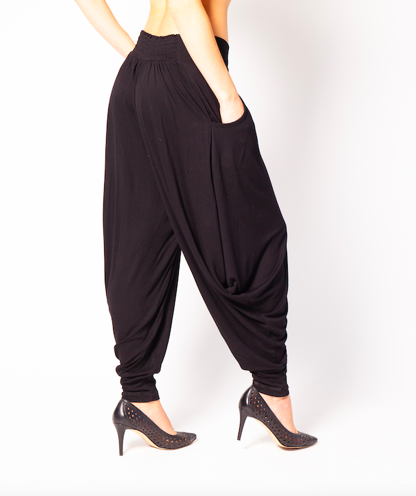 IMA Wear Harem Pants in Black-The Trendy Walrus