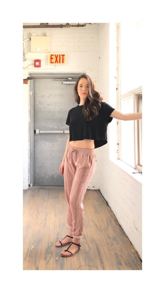 IMA Wear Low Rise Pants in Rose Pigment-The Trendy Walrus