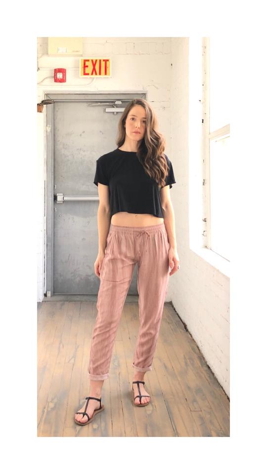 IMA Wear Low Rise Pants in Rose Pigment-The Trendy Walrus