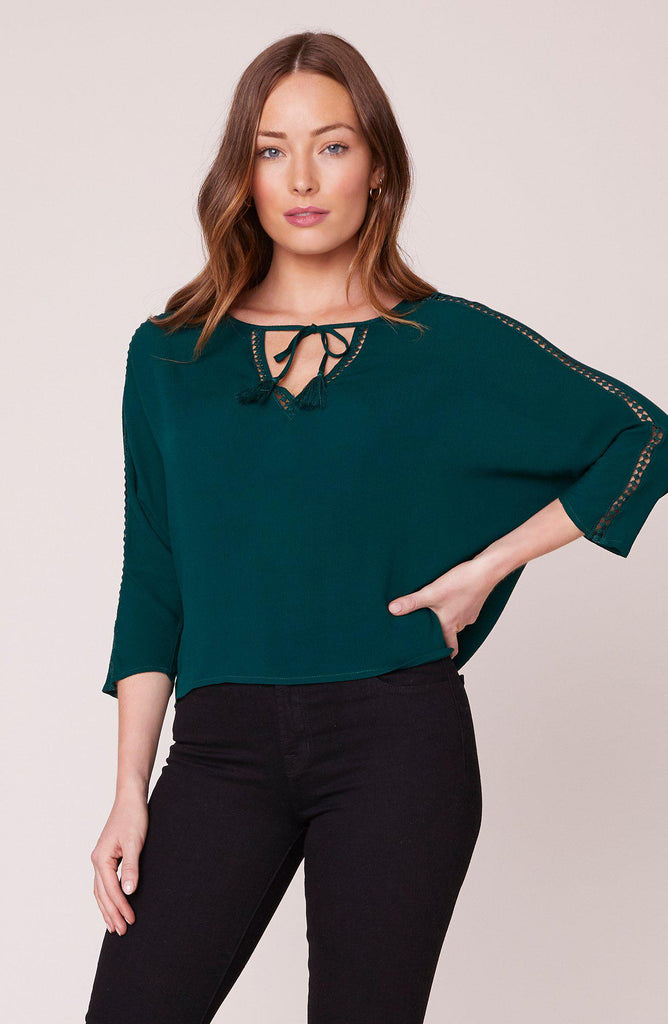 Jack Fancy Free Top with Trim Inset-The Trendy Walrus