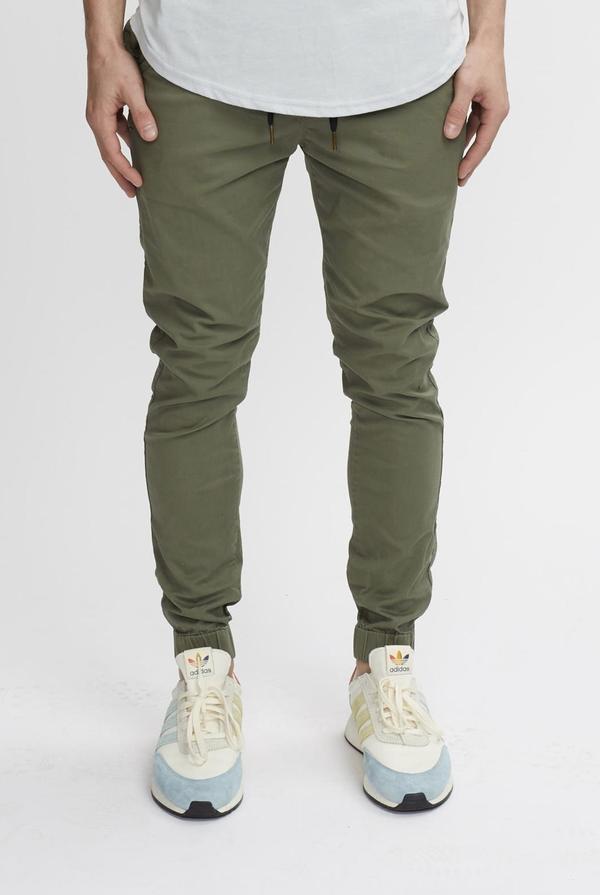 Kuwalla Chino Jogger in Olive-The Trendy Walrus