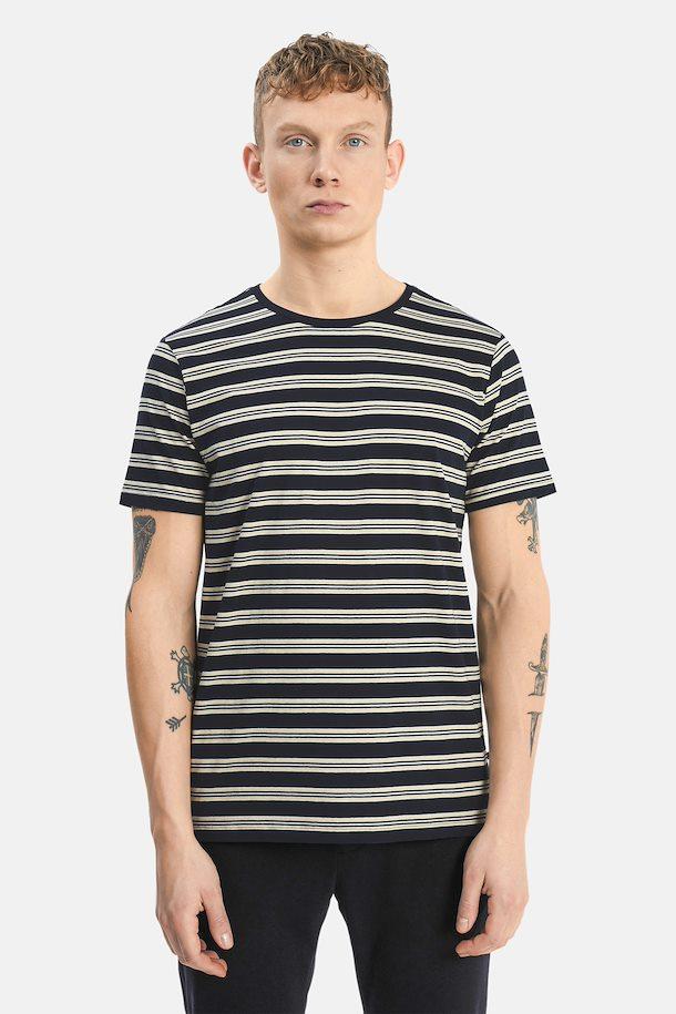 Matinique MAJermane Retro Stripe Tee in Popcorn-The Trendy Walrus