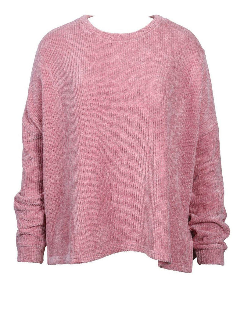Minkpink Soaring High Sweater in Blush-The Trendy Walrus