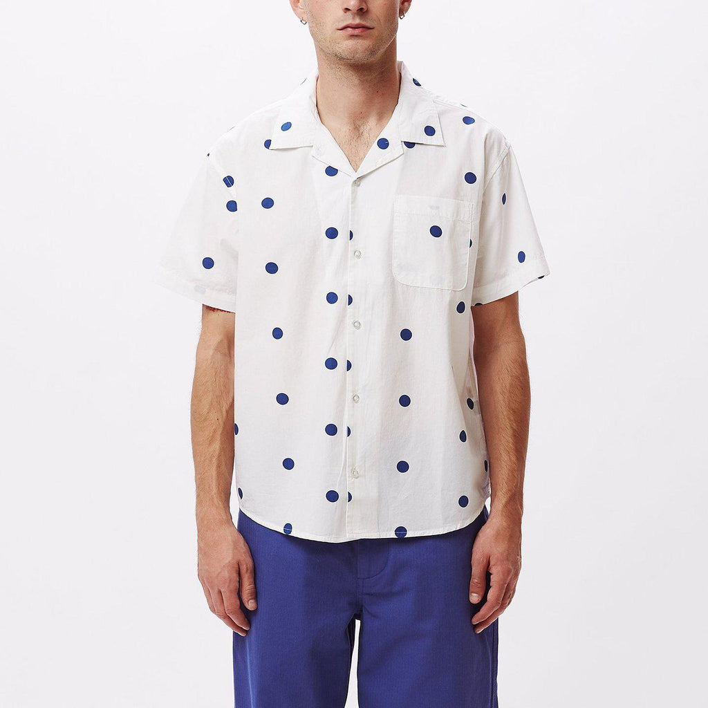 Obey Nick Woven SS White-The Trendy Walrus