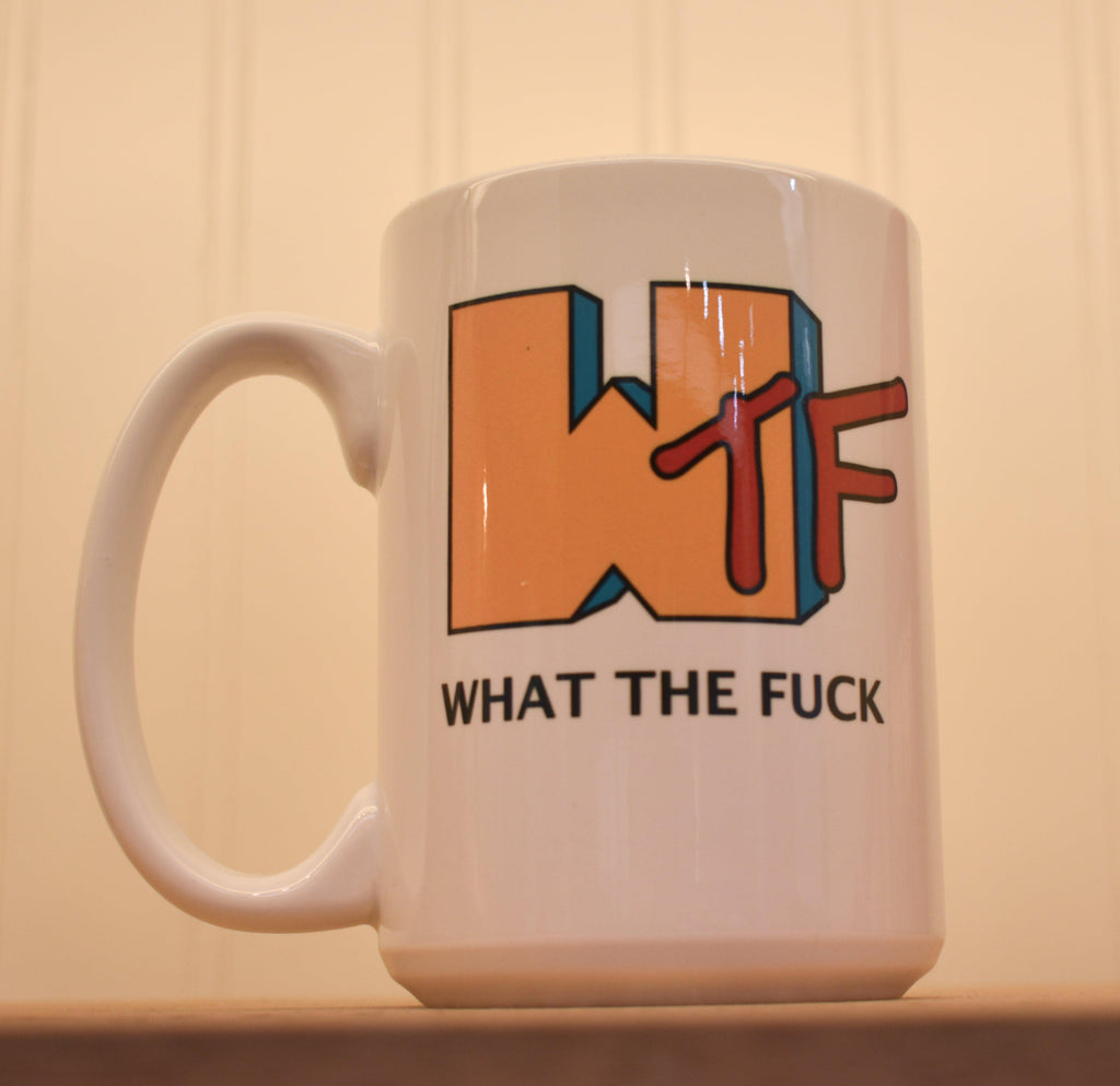 WTF Coffee Mug-The Trendy Walrus